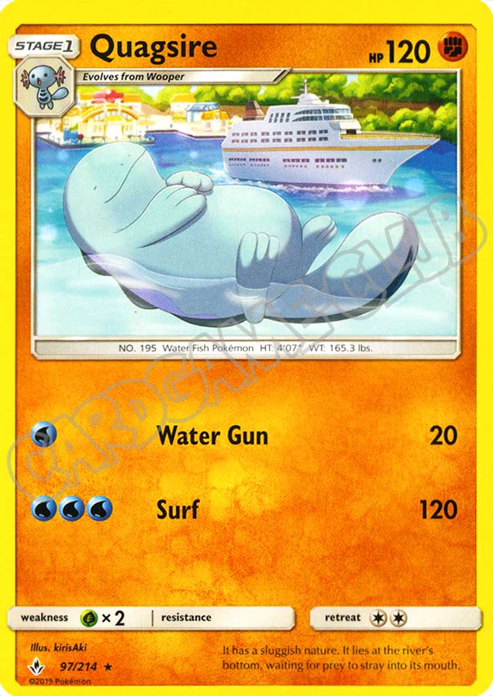 097 / 214 Quagsire rara normale (EN) -NEAR MINT-