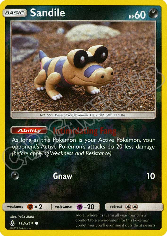 113 / 214 Sandile comune foil reverse (EN) -NEAR MINT-