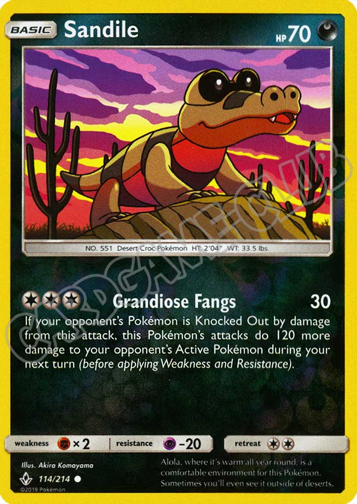 114 / 214 Sandile comune foil reverse (EN) -NEAR MINT-