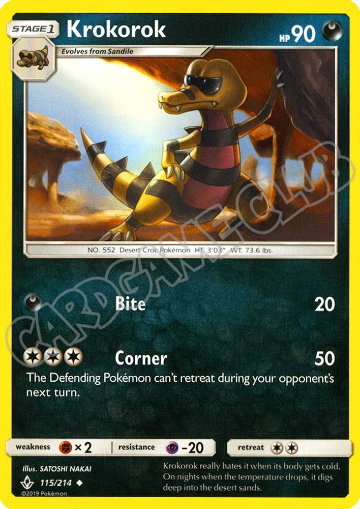 115 / 214 Krokorok non comune normale (EN) -NEAR MINT-