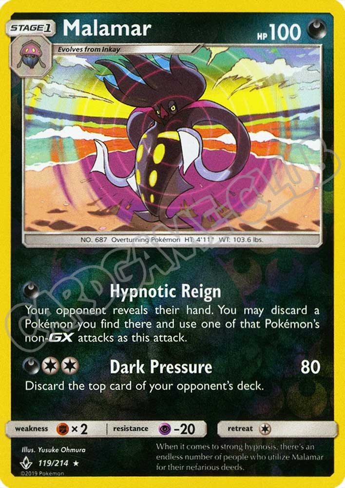 119 / 214 Malamar rara foil reverse (EN) -NEAR MINT-