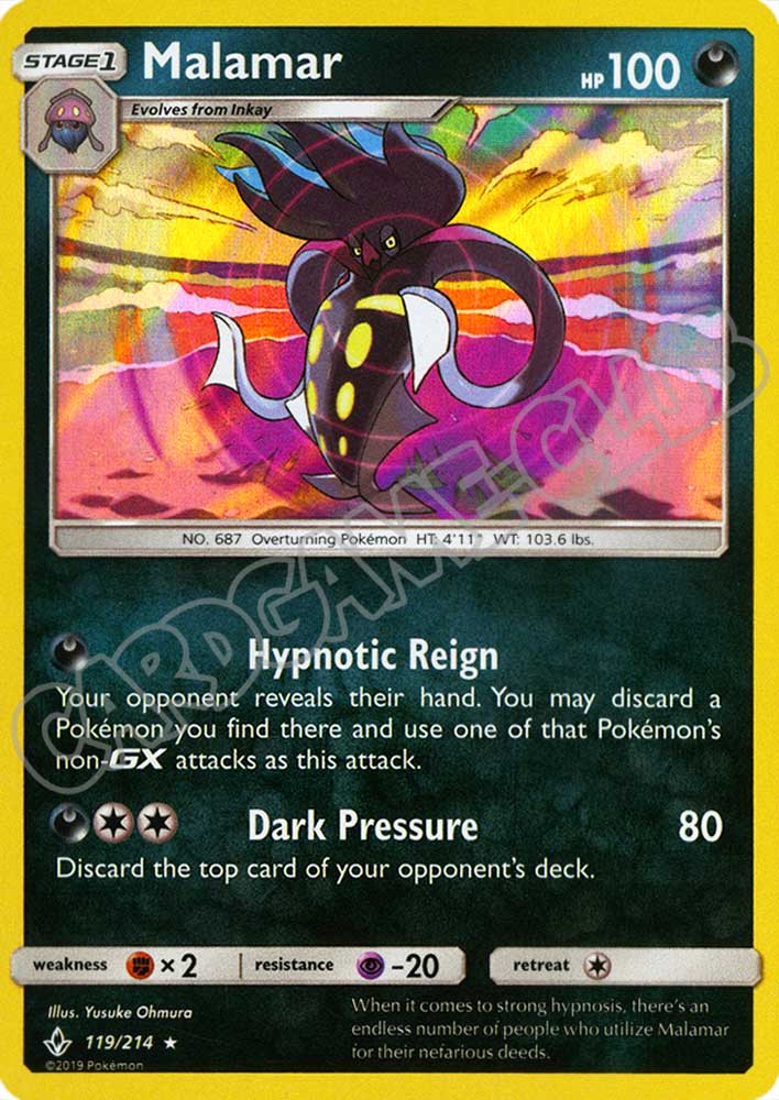 119 / 214 Malamar rara foil (EN) -NEAR MINT-