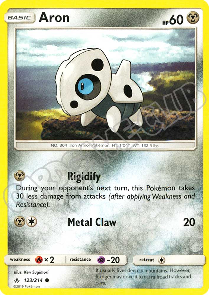 123 / 214 Aron comune normale (EN) -NEAR MINT-