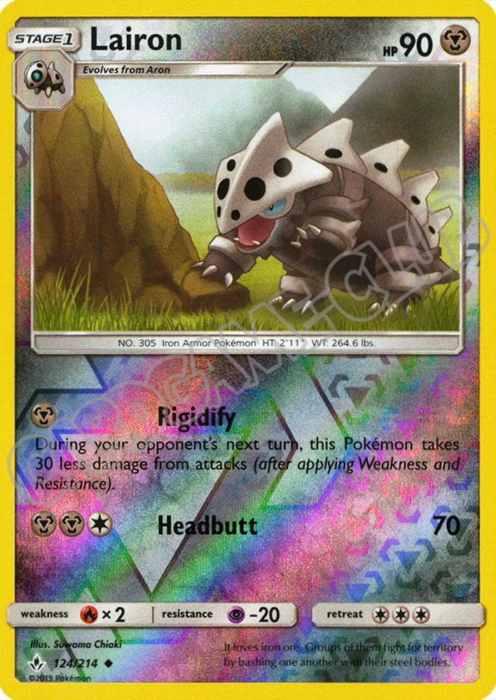 124 / 214 Lairon non comune foil reverse (EN) -NEAR MINT-