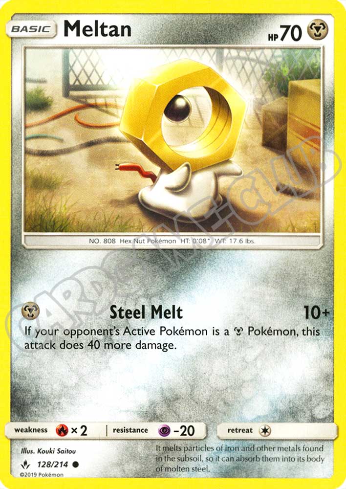 128 / 214 Meltan comune normale (EN) -NEAR MINT-