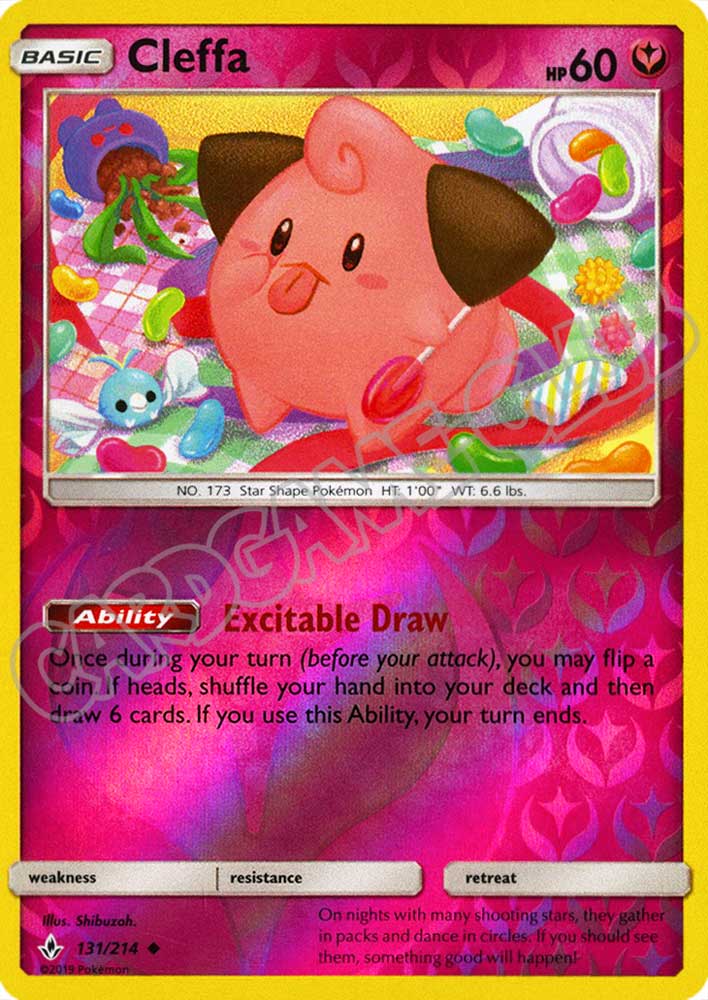 131 / 214 Cleffa non comune foil reverse (EN) -NEAR MINT-