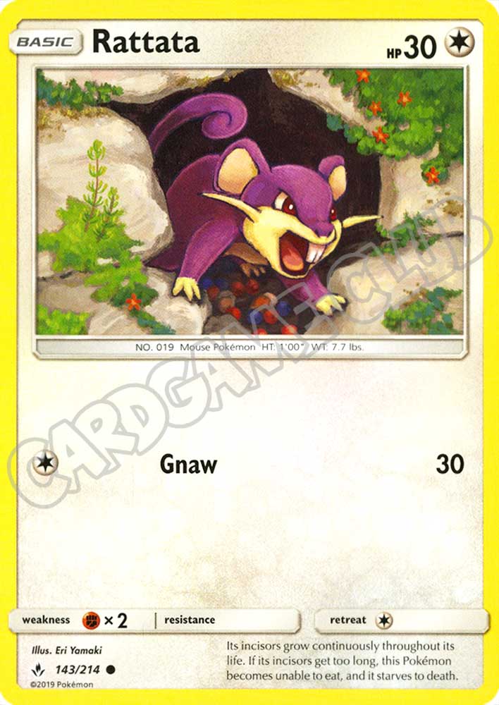 143 / 214 Rattata comune normale (EN) -NEAR MINT-