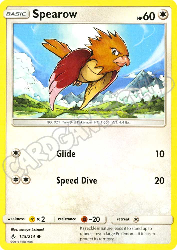 145 / 214 Spearow comune normale (EN) -NEAR MINT-