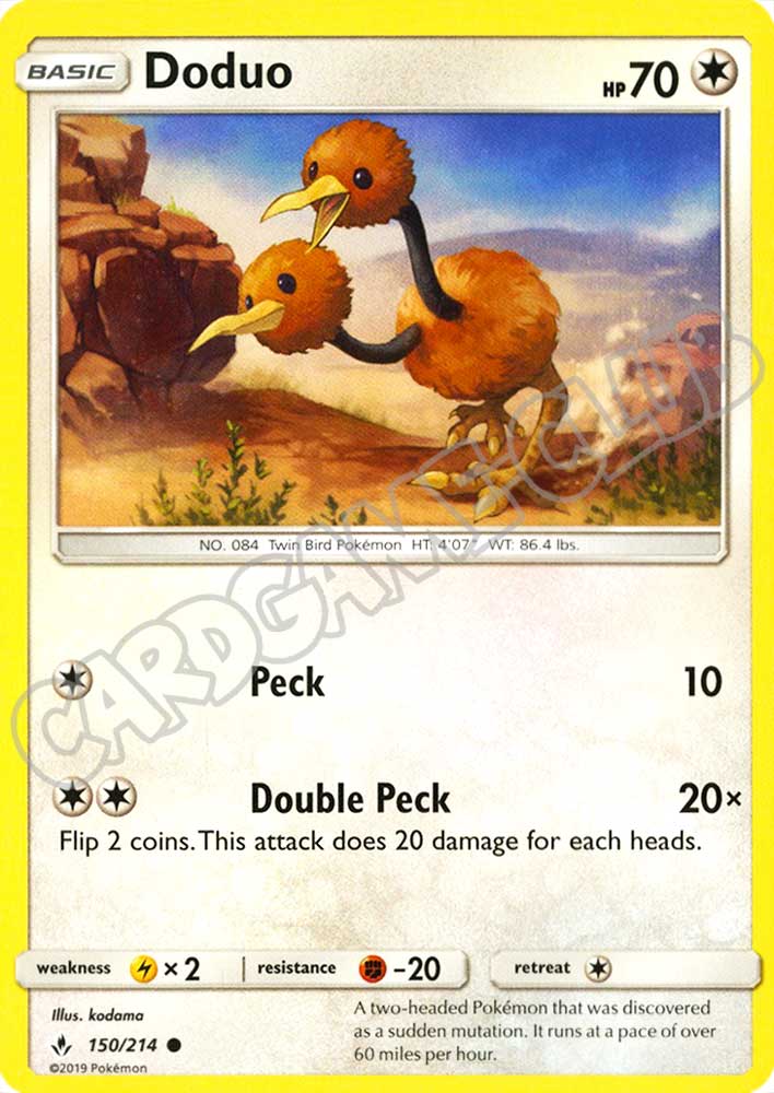 150 / 214 Doduo comune normale (EN) -NEAR MINT-