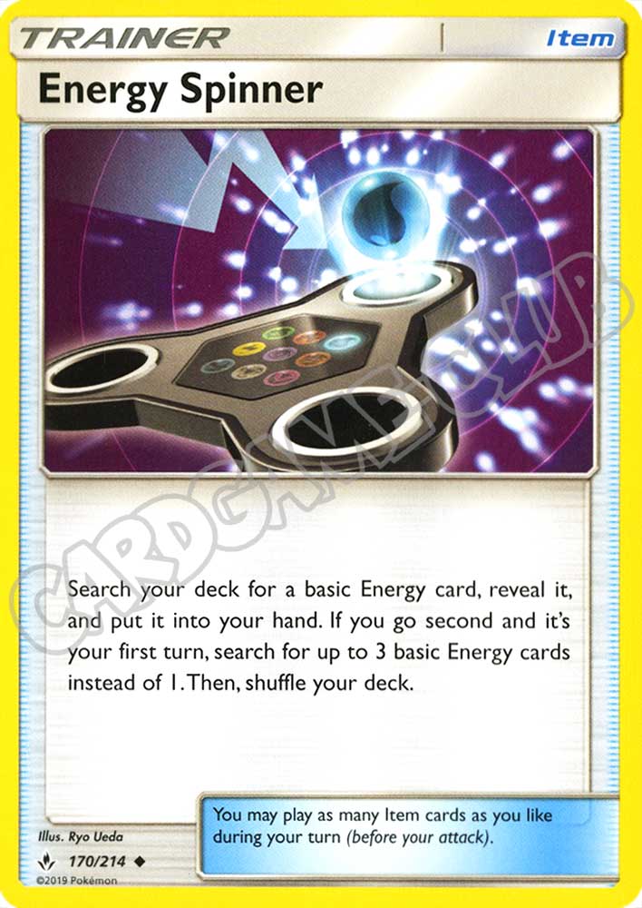 170 / 214 Energy Spinner non comune normale (EN) -NEAR MINT-