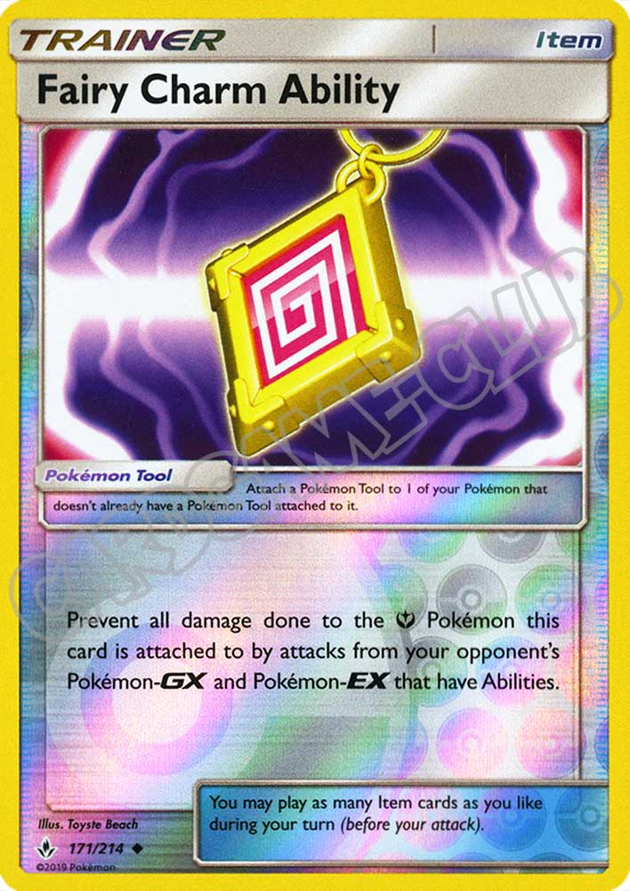 171 / 214 Fairy Charm Ability non comune foil reverse (EN) -NEAR MINT-