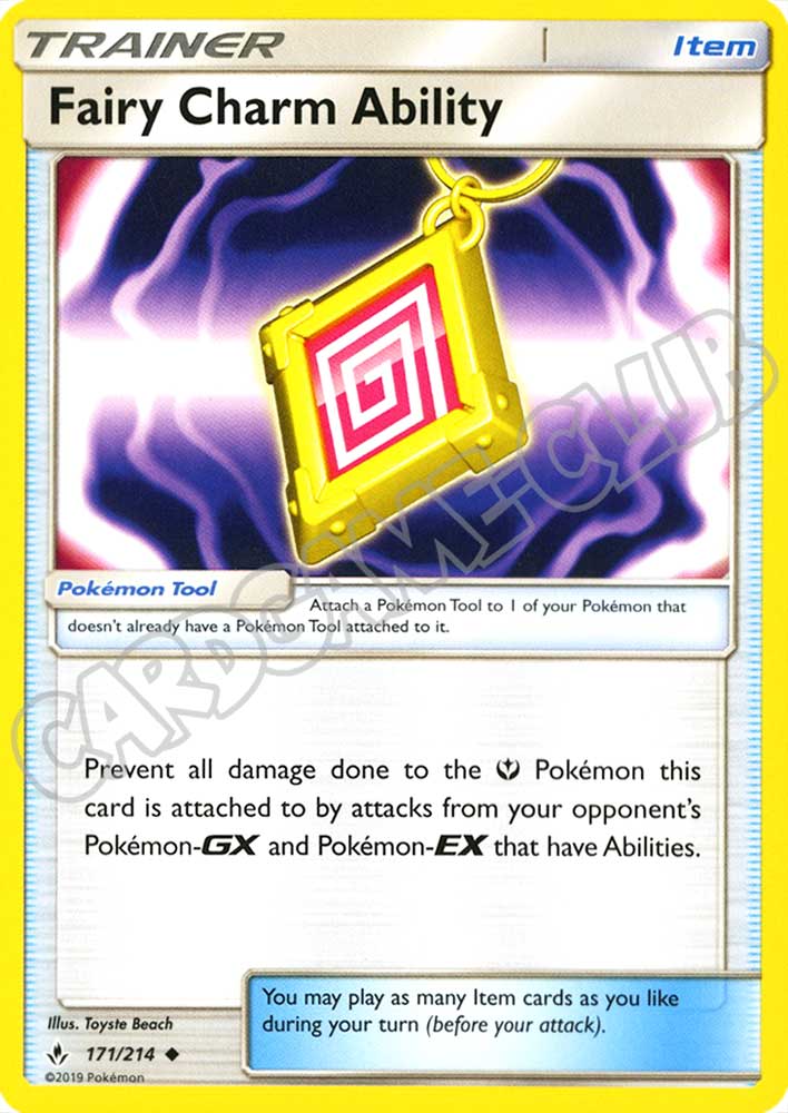 171 / 214 Fairy Charm Ability non comune normale (EN) -NEAR MINT-