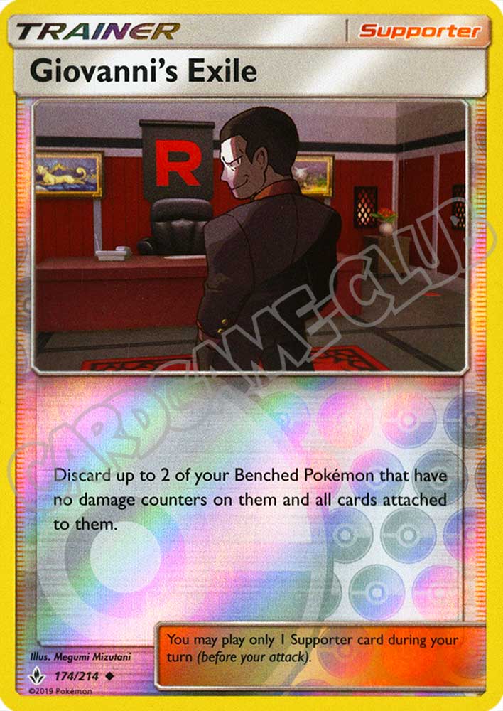 174 / 214 Giovanni's Exile non comune foil reverse (EN) -NEAR MINT-