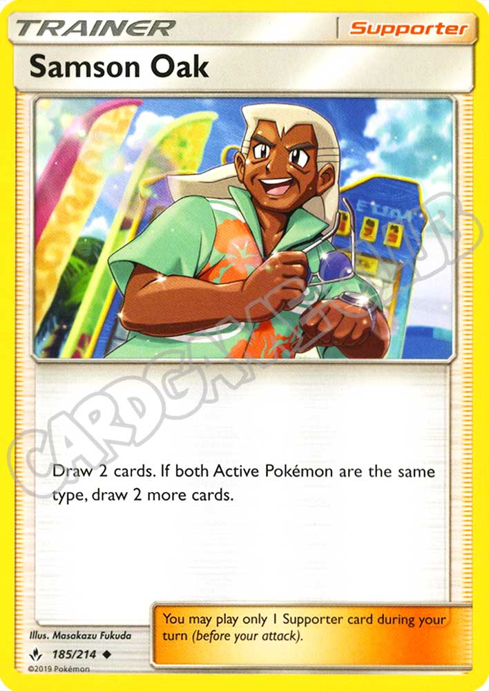 185 / 214 Samson Oak non comune normale (EN) -NEAR MINT-