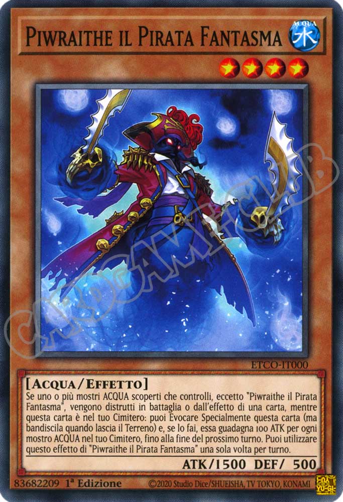 ETCO-IT000 Piwraithe il Pirata Fantasma comune 1a Edizione (IT) -NEAR MINT-