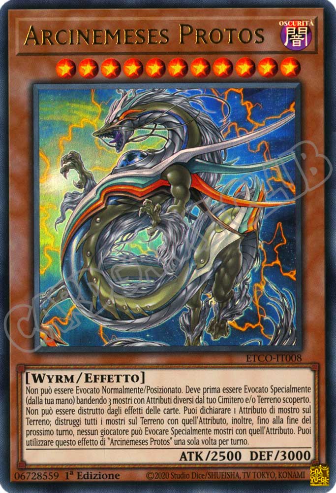 ETCO-IT008 Archnemeses Protos ultra rara 1a Edizione (IT) -NEAR MINT-