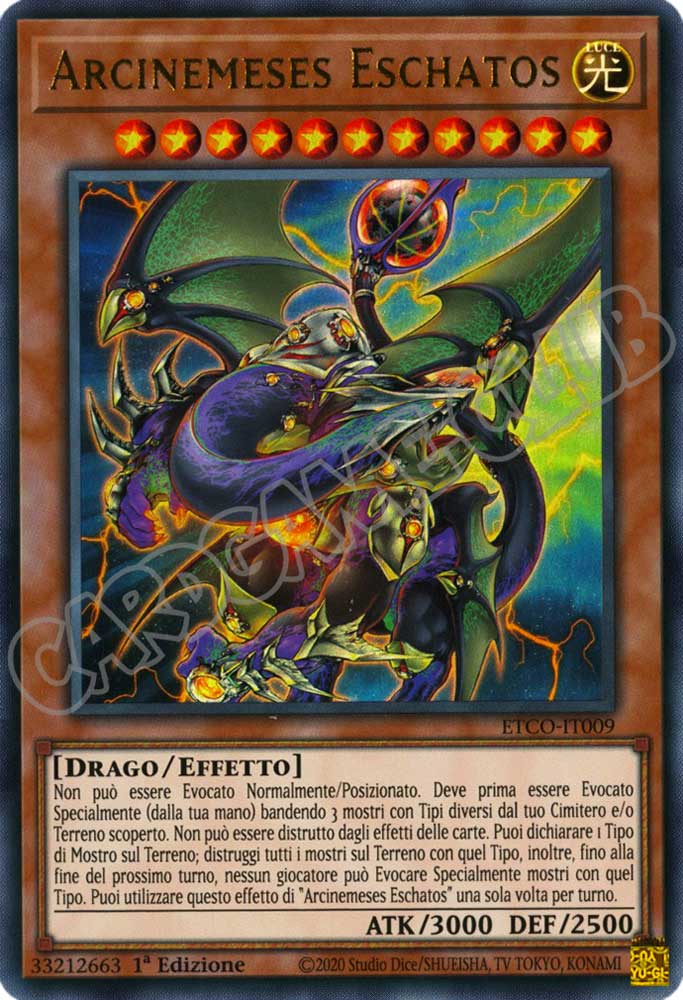 ETCO-IT009 Archnemeses Eschatos ultra rara 1a Edizione (IT) -NEAR MINT-