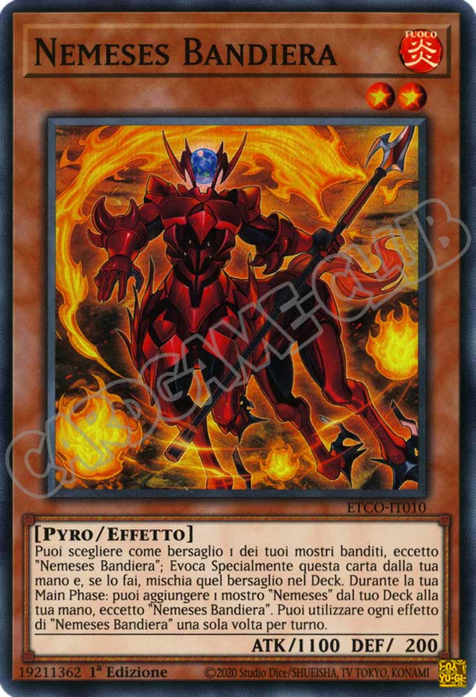 ETCO-IT010 Nemeses Bandiera super rara 1a Edizione (IT) -NEAR MINT-