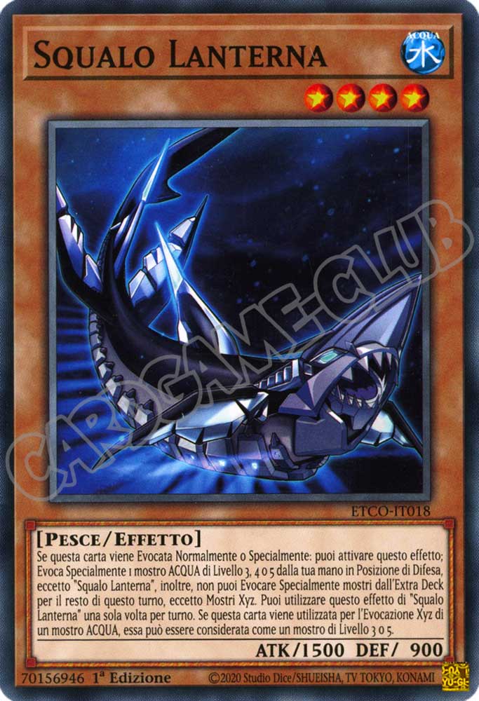 ETCO-IT018 Squalo Lanterna comune 1a Edizione (IT) -NEAR MINT-