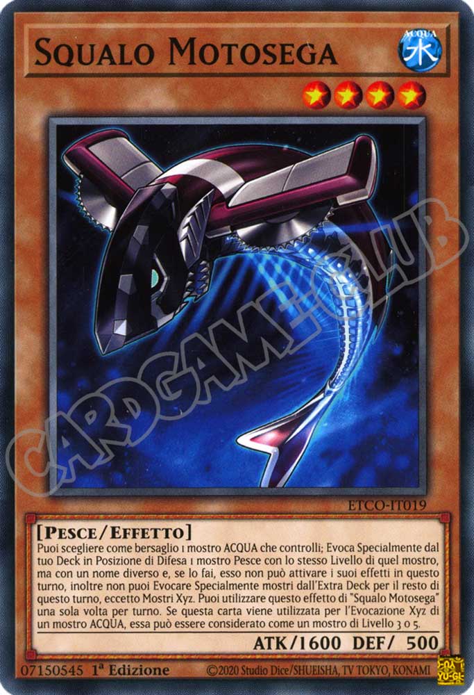ETCO-IT019 Squalo Motosega comune 1a Edizione (IT) -NEAR MINT-