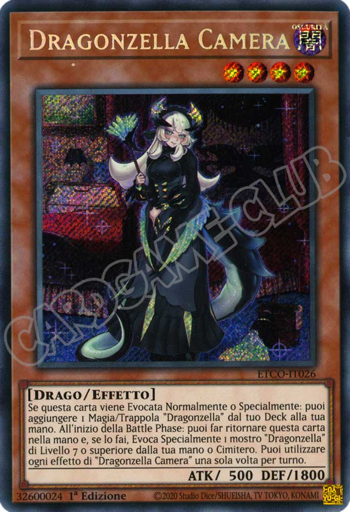 ETCO-IT026 Dragonzella Camera rara segreta 1a Edizione (IT) -NEAR MINT-