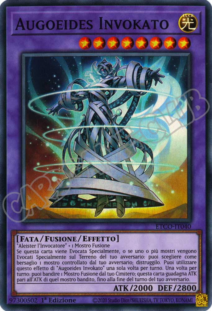 ETCO-IT040 Augoeides Invokato super rara 1a Edizione (IT) -NEAR MINT-