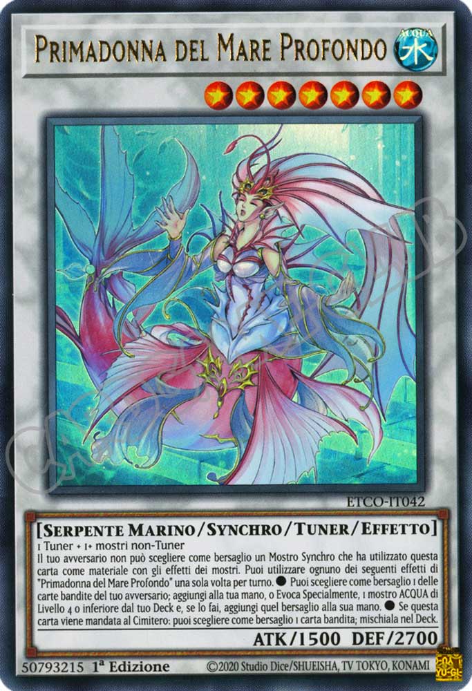 ETCO-IT042 Primadonna del Mare Profondo ultra rara 1a Edizione (IT) -NEAR MINT-