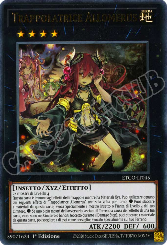 ETCO-IT045 Trappolatrice Allomerus ultra rara 1a Edizione (IT) -NEAR MINT-