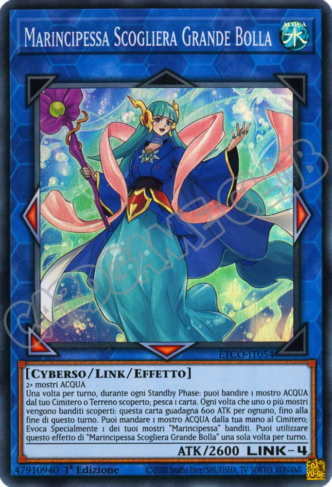 ETCO-IT054 Marincipessa Scogliera Grande Bolla super rara 1a Edizione (IT) -NEAR MINT-