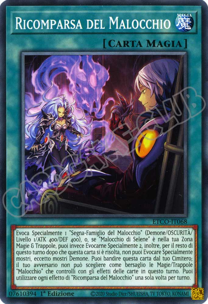 ETCO-IT068 Ricomparsa del Malocchio comune 1a Edizione (IT) -NEAR MINT-