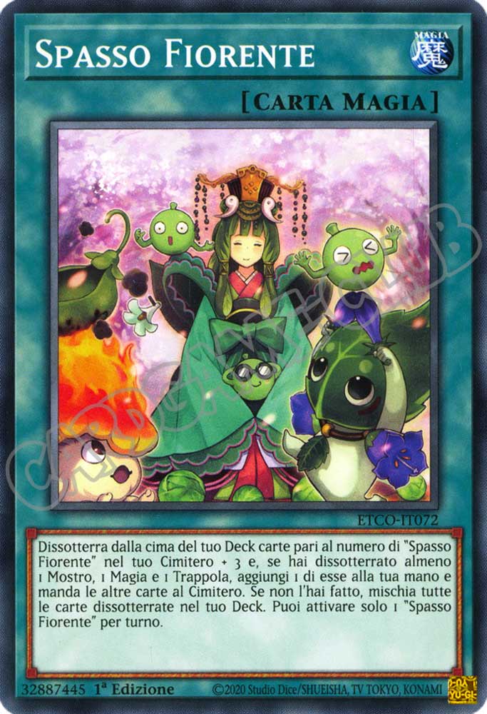 ETCO-IT072 Spasso Fiorente comune 1a Edizione (IT) -NEAR MINT-