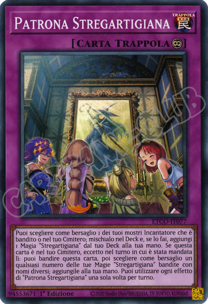 ETCO-IT077 Patrona Stregartigiana super rara 1a Edizione (IT) -NEAR MINT-