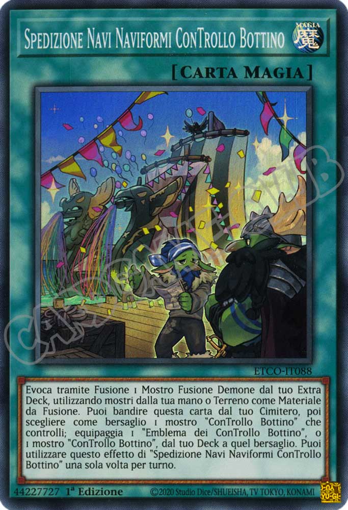 ETCO-IT088 Spedizione Navi Naviformi ConTrollo Bottino super rara 1a Edizione (IT) -NEAR MINT-