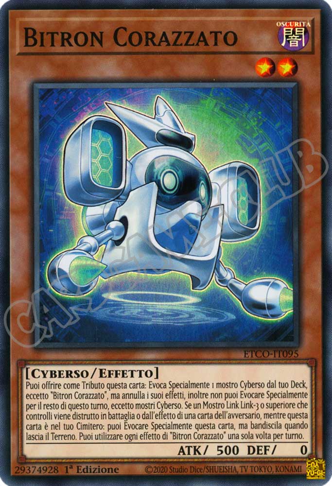 ETCO-IT095 Bitron Corazzato super rara 1a Edizione (IT) -NEAR MINT-