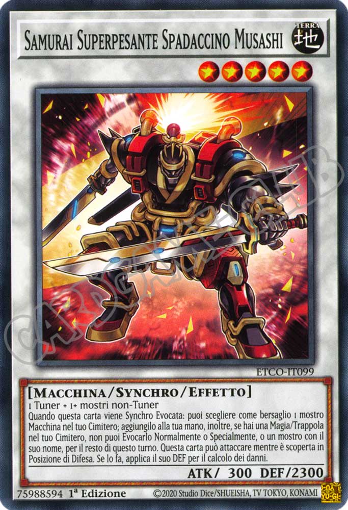 ETCO-IT099 Samurai Superpesante Spadaccino Musashi comune 1a Edizione (IT) -NEAR MINT-