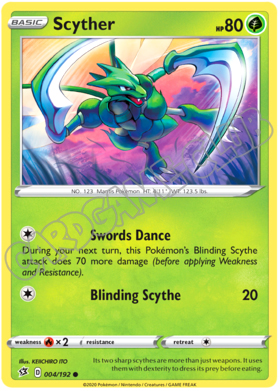 004 / 192 Scyther comune normale (EN)