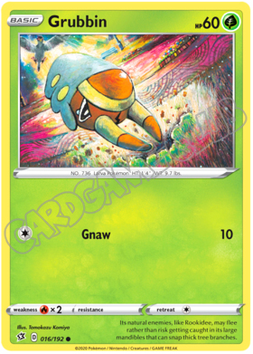 016 / 192 Grubbin comune normale (EN)