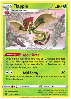 022 / 192 Flapple rara foil (EN)