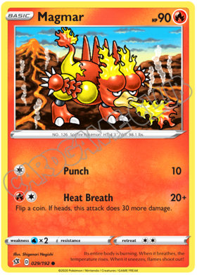 029 / 192 Magmar comune normale (EN)