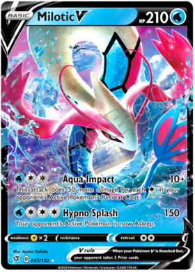 043 / 192 Milotic V rara V foil (EN)