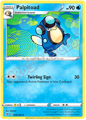 045 / 192 Palpitoad non comune normale (EN)