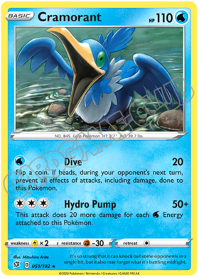 051 / 192 Cramorant rara normale (EN)