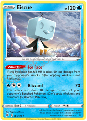 054 / 192 Eiscue rara foil (EN)