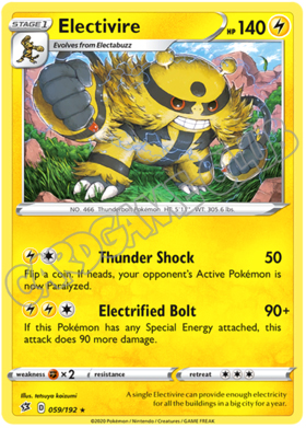 059 / 192 Electivire rara normale (EN)