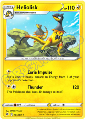 064 / 192 Heliolisk non comune normale (EN)