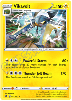 066 / 192 Vikavolt rara foil (EN)
