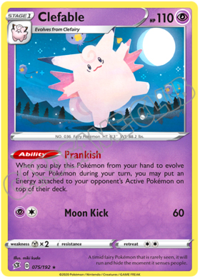 075 / 192 Clefable rara foil (EN)