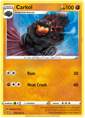 106 / 192 Carkol non comune normale (EN)