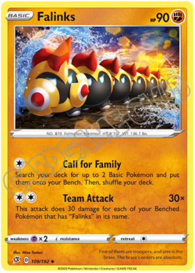 109 / 192 Falinks non comune normale (EN)