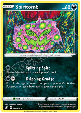 116 / 192 Spiritomb rara normale (EN)